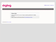 Tablet Screenshot of digbig.com